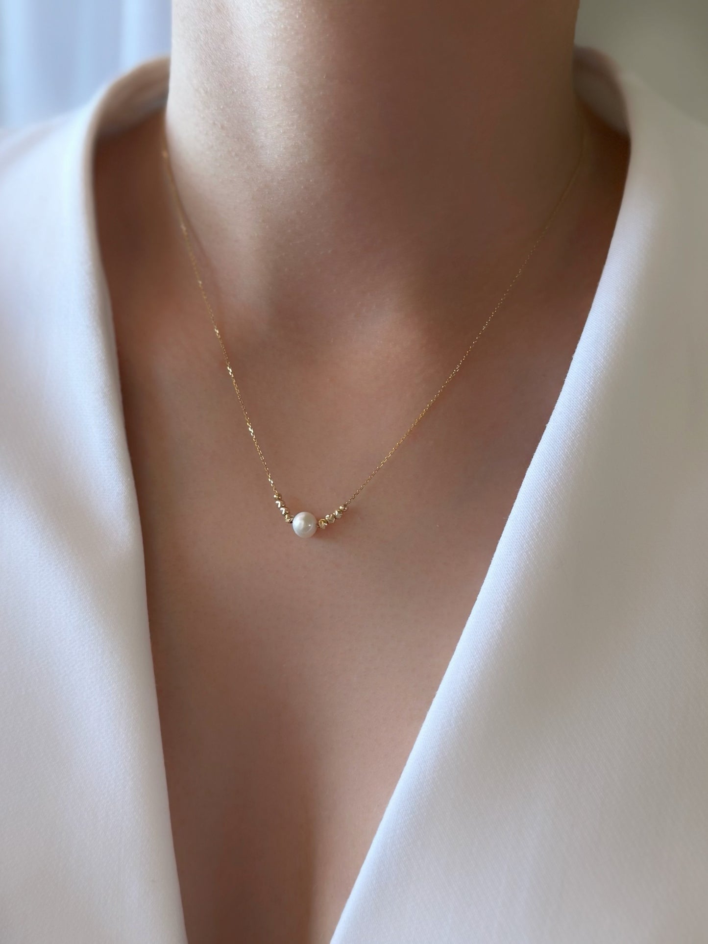 Zlatna ogrlica Pure Pearl