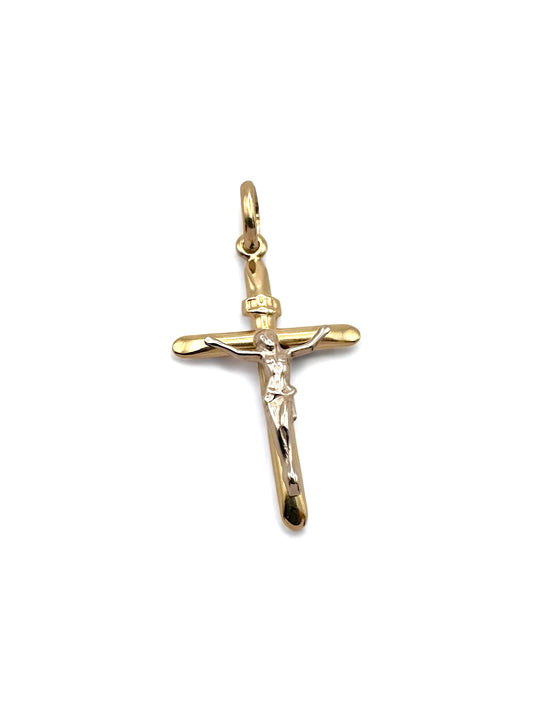 Zlatni privjesak Križ Cross