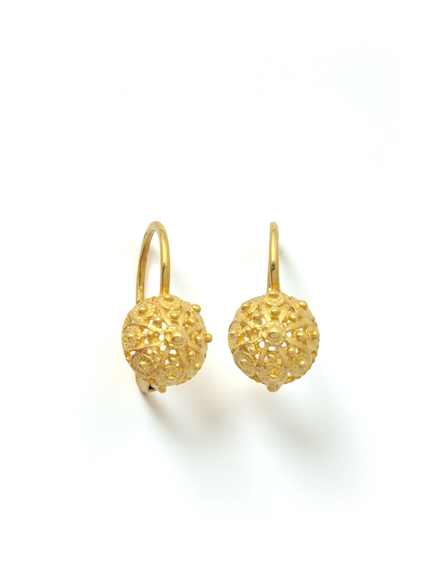 Zlatne tradicijske naušnice Botuni