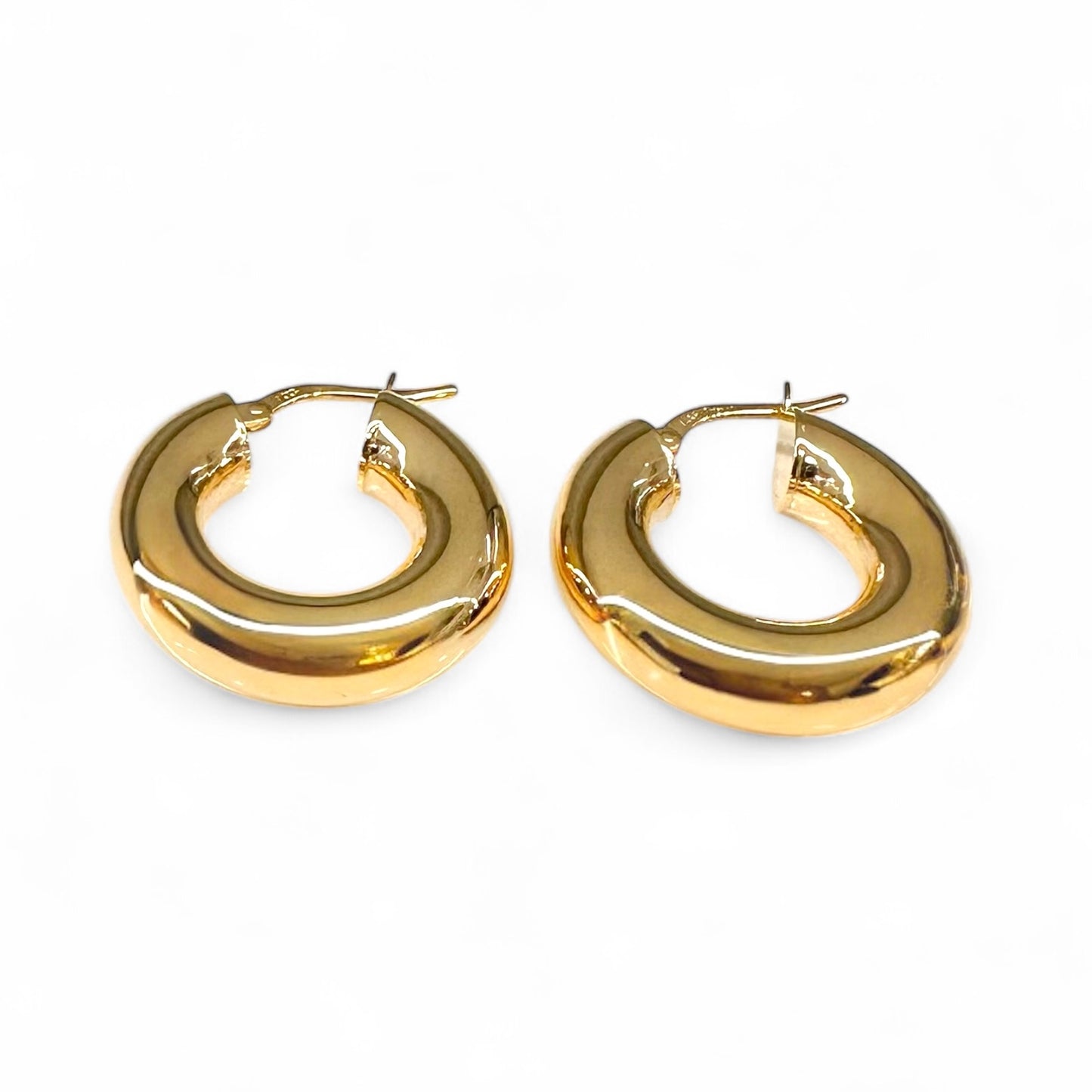 Zlatne naušnice Classic Gold Hoops