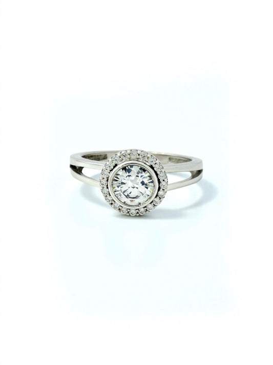 Bijelo zlato zaručnički prsten Endless-Zlatarna Vitić