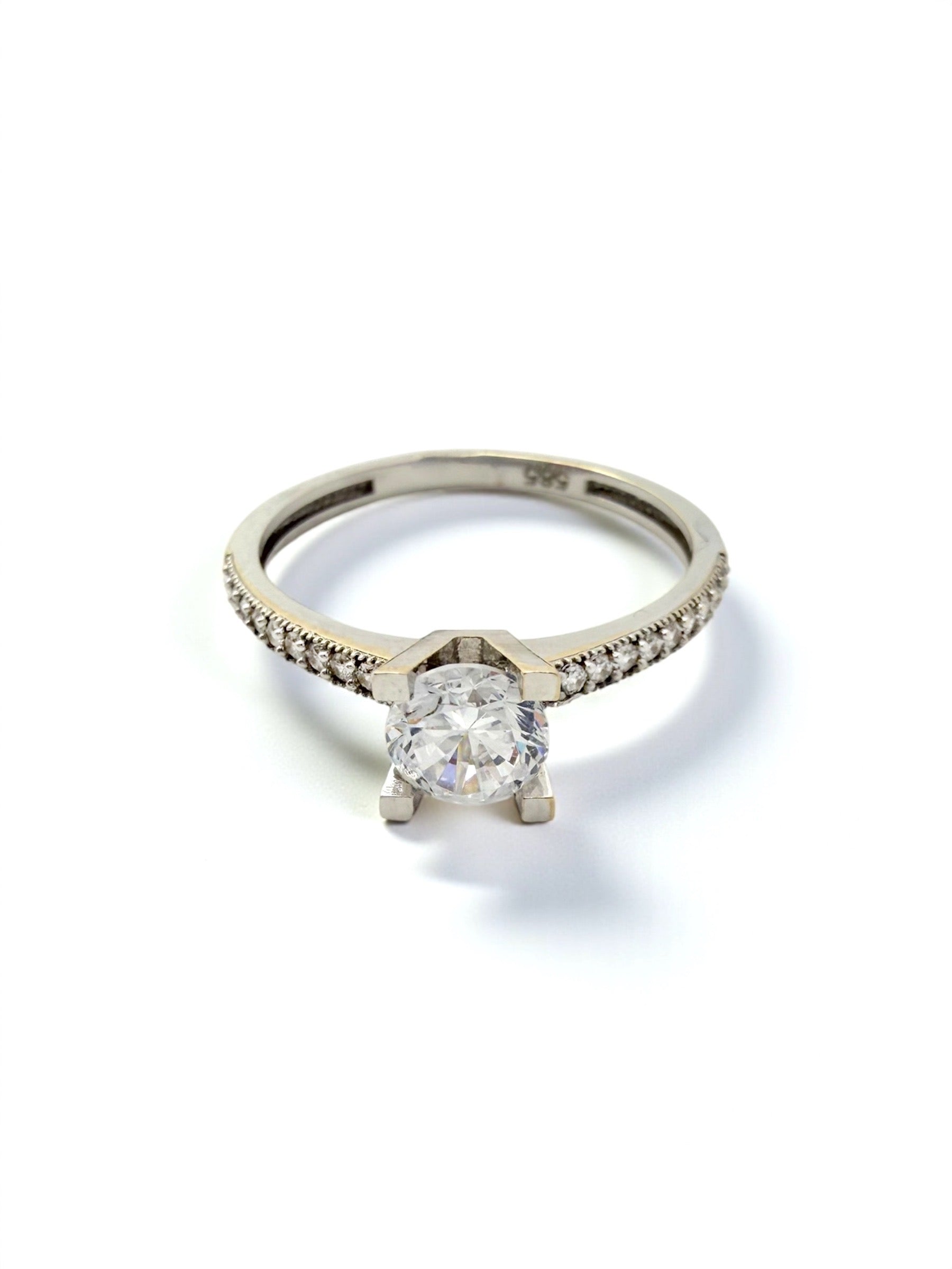 Bijelo zlato zaručnički prsten Passion-Zlatarna Vitić