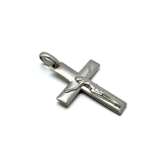 Bijelo zlato privjesak Križ Eternity