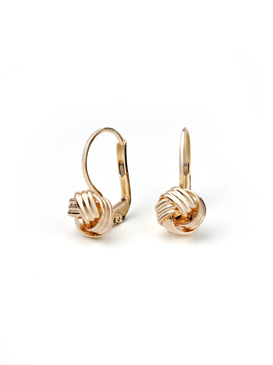 Zlatne naušnice Twist Charm