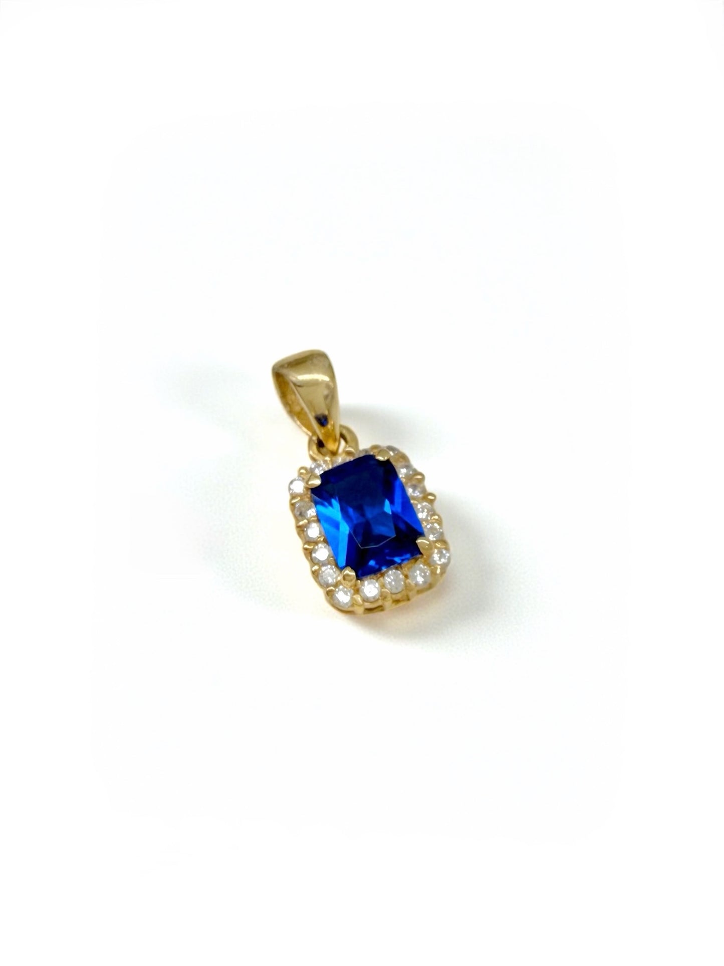 Zlatni privjesak Luxe Blue