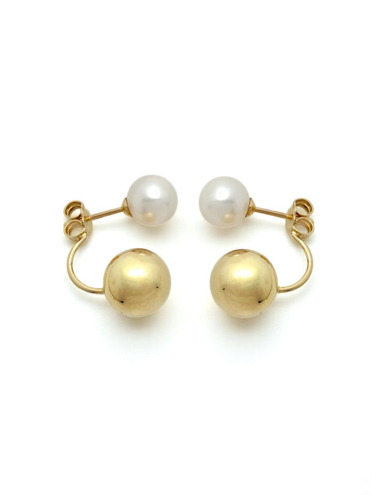 Zlatne naušnice s biserom