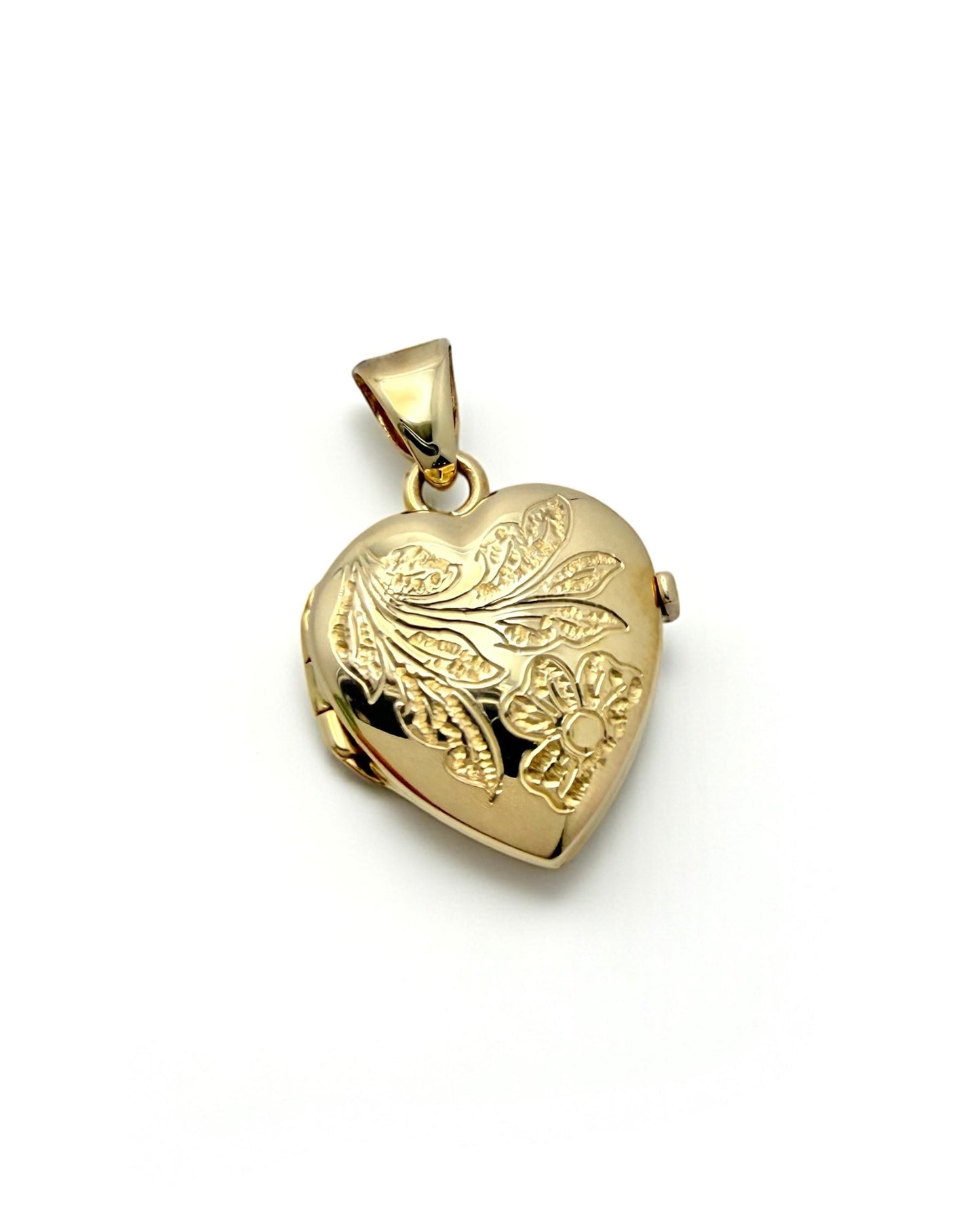 Zlatni privjesak Medaljon Srce