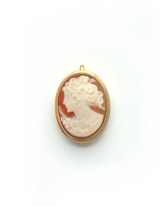 Zlatni privjesak i broš Kamea