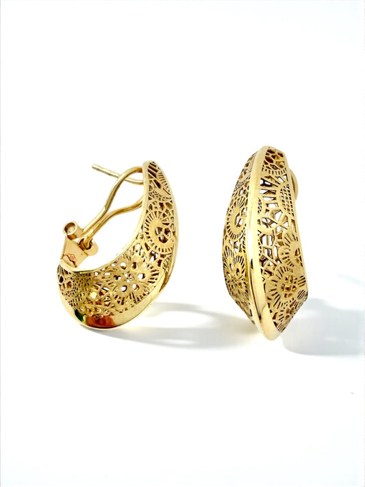 Zlatne naušnice Timeless Threads