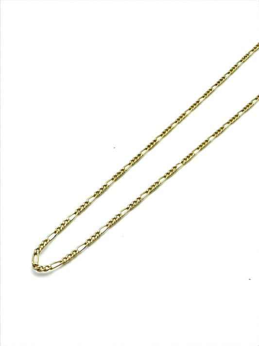 Zlatni lanac Figaro S 50cm