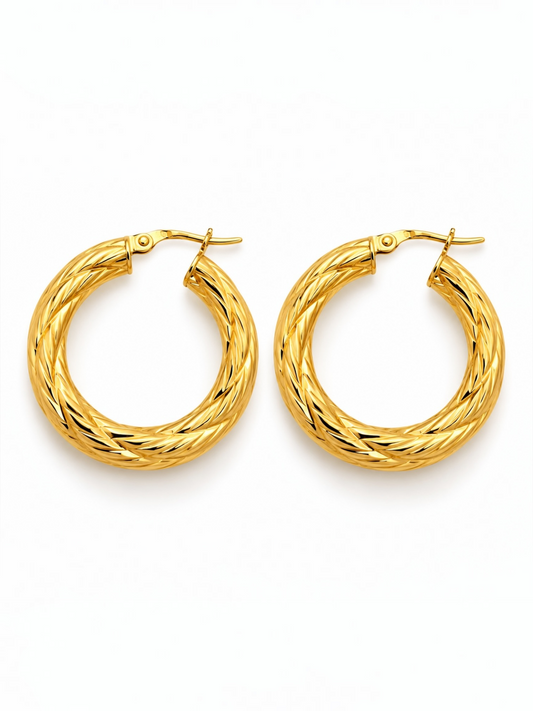 Zlatne naušnice Golden Spirals