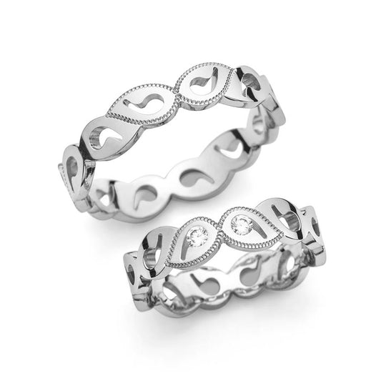 Love 1555 wedding rings