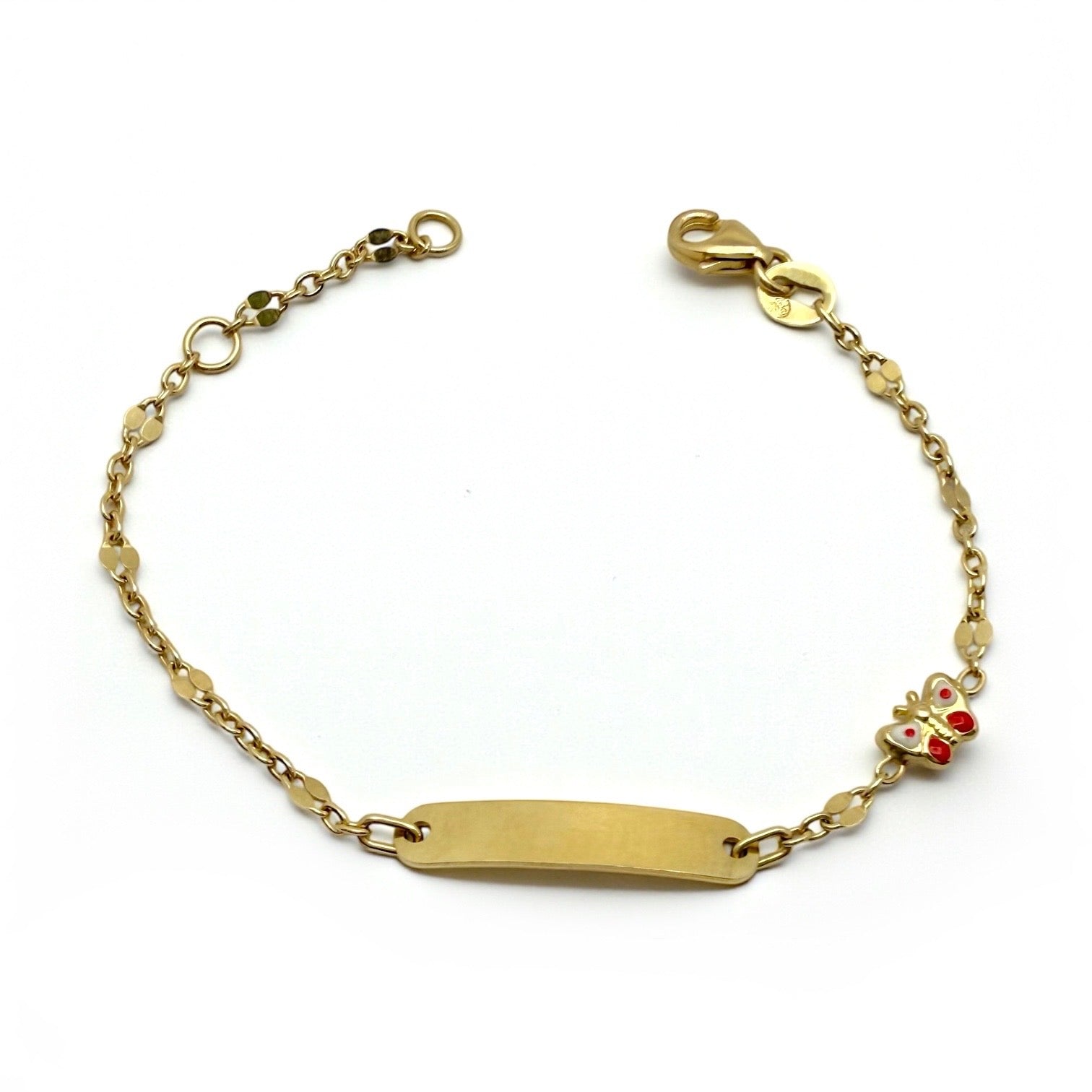 Zlatna narukvica za djevojčice Delicate Butterfly Band-Zlatarna Vitić