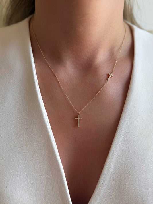 Zlatna ogrlica Križ Vjere-Zlatarna Vitić