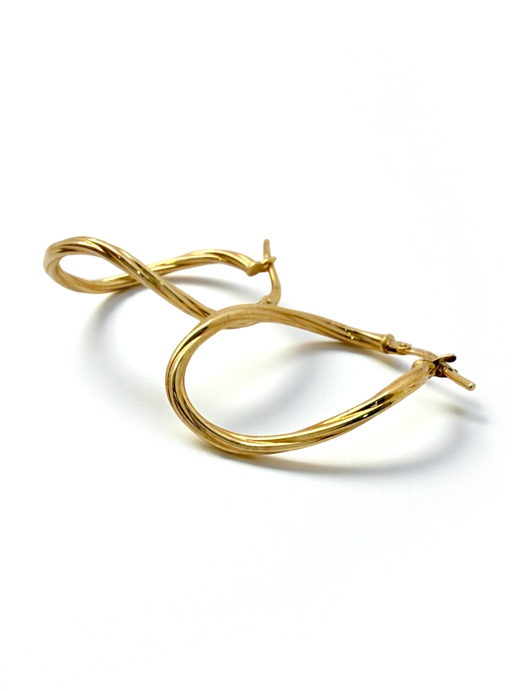 Zlatne naušnice Glam Spiral-Zlatarna Vitić