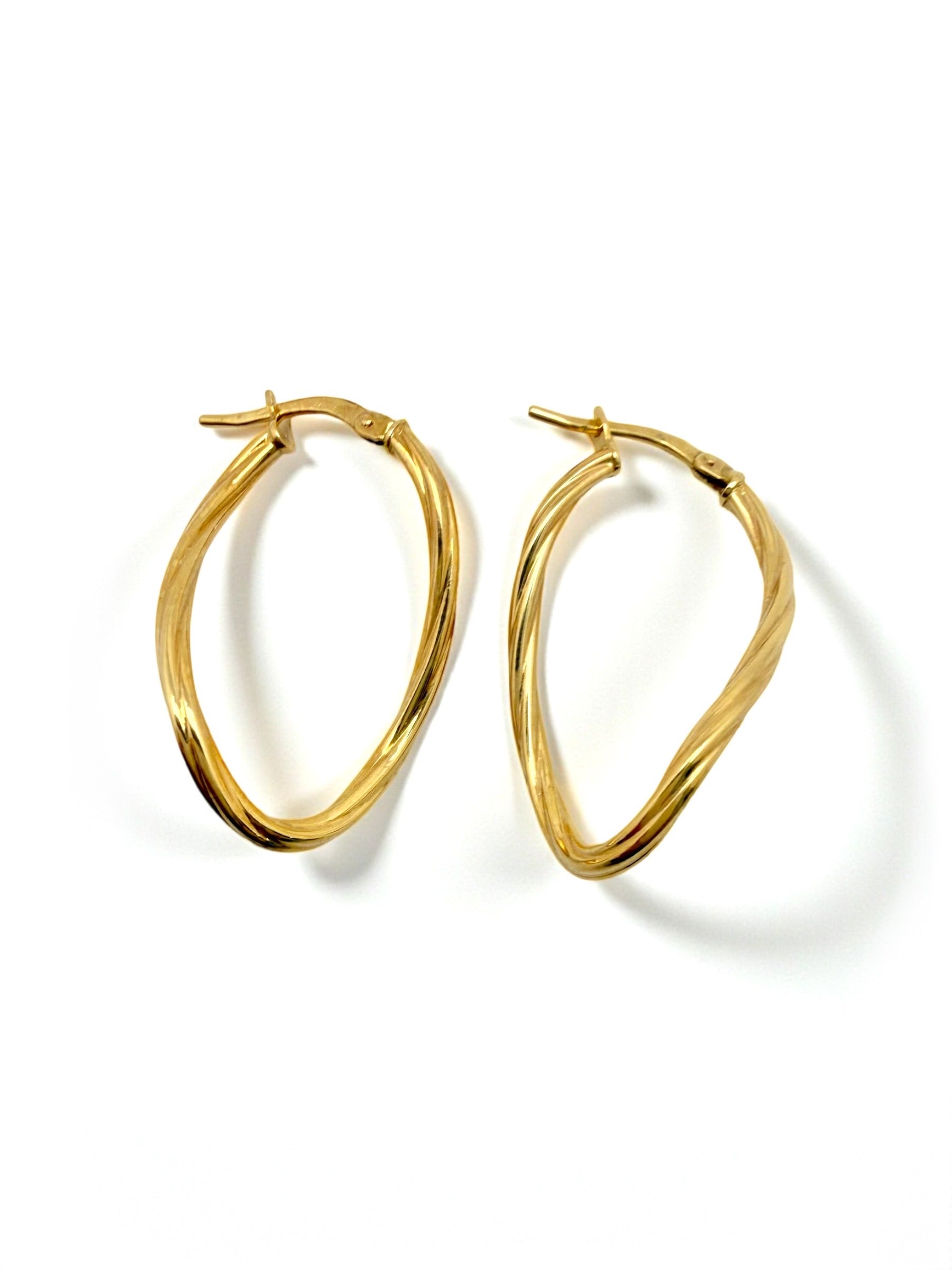 Zlatne naušnice Glam Spiral-Zlatarna Vitić