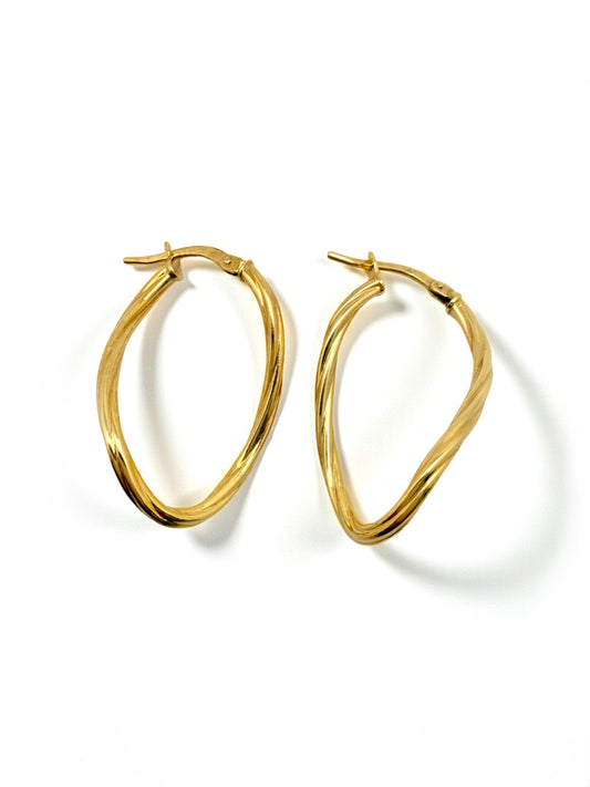 Zlatne naušnice Glam Spiral-Zlatarna Vitić