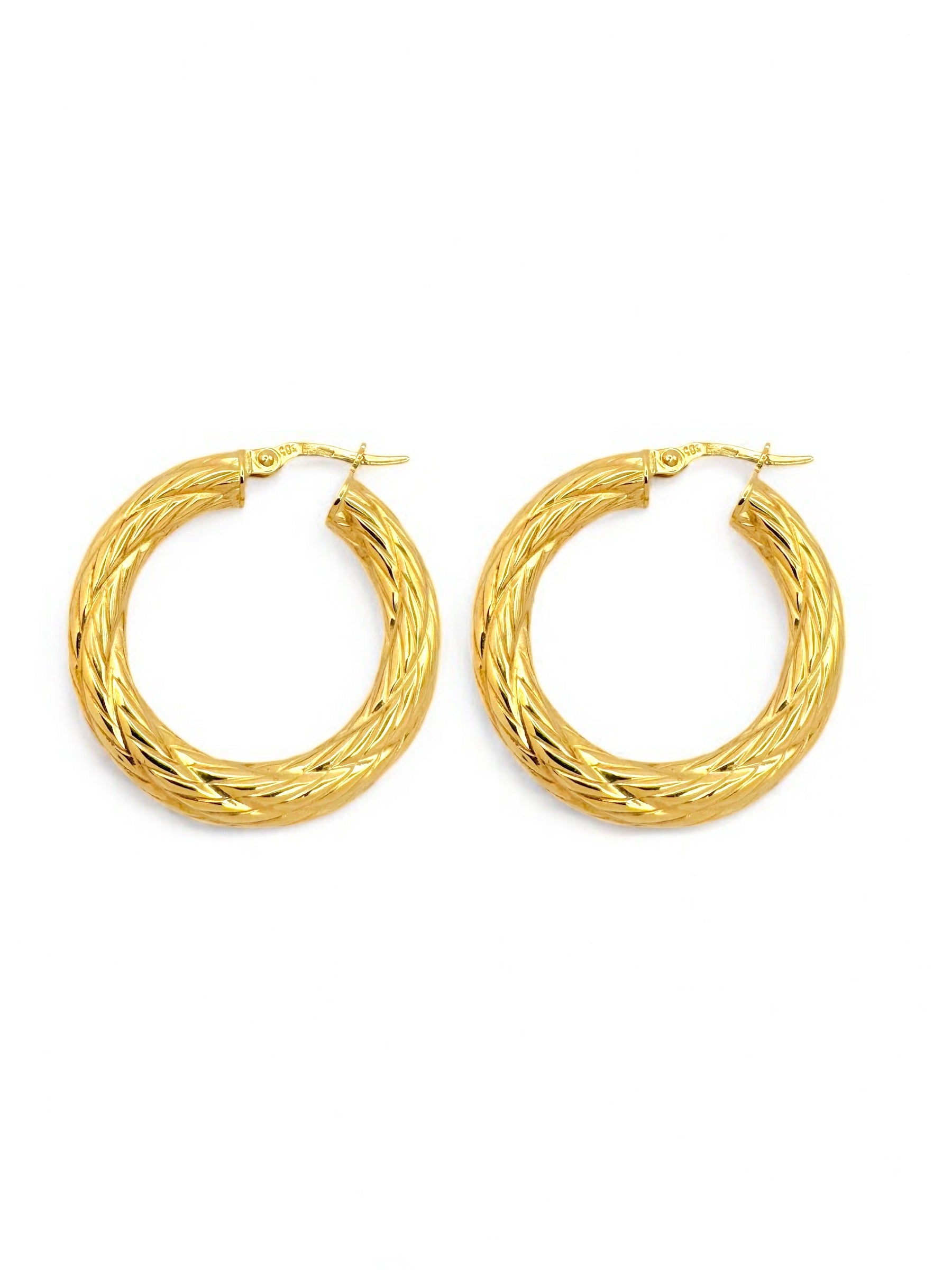 Zlatne naušnice Golden Spirals