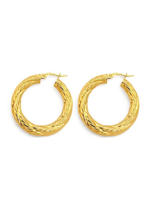Zlatne naušnice Golden Spirals