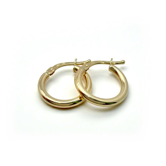 Zlatne naušnice Simplicity-Zlatarna Vitić