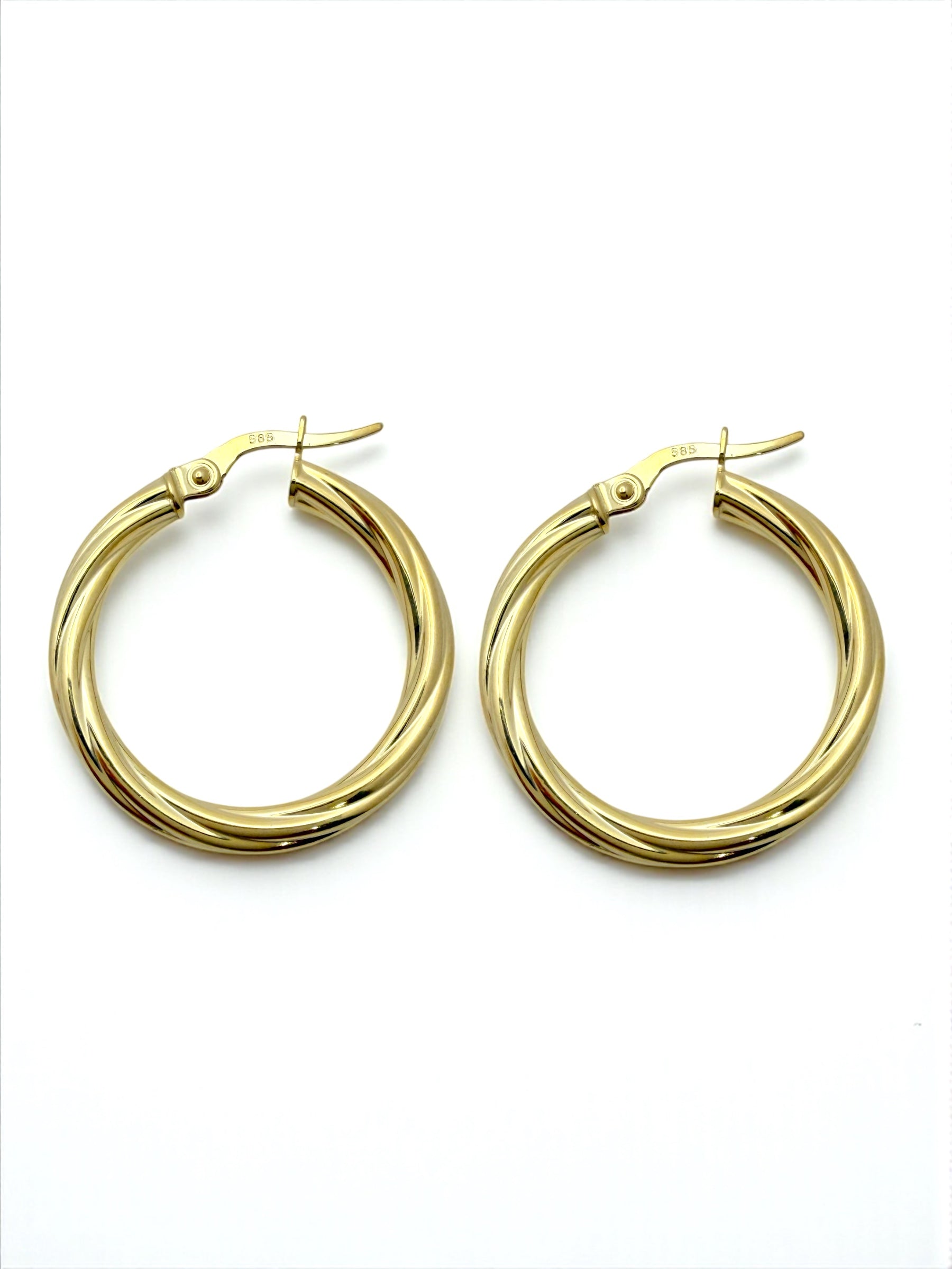 Zlatne naušnice Statement-Zlatarna Vitić