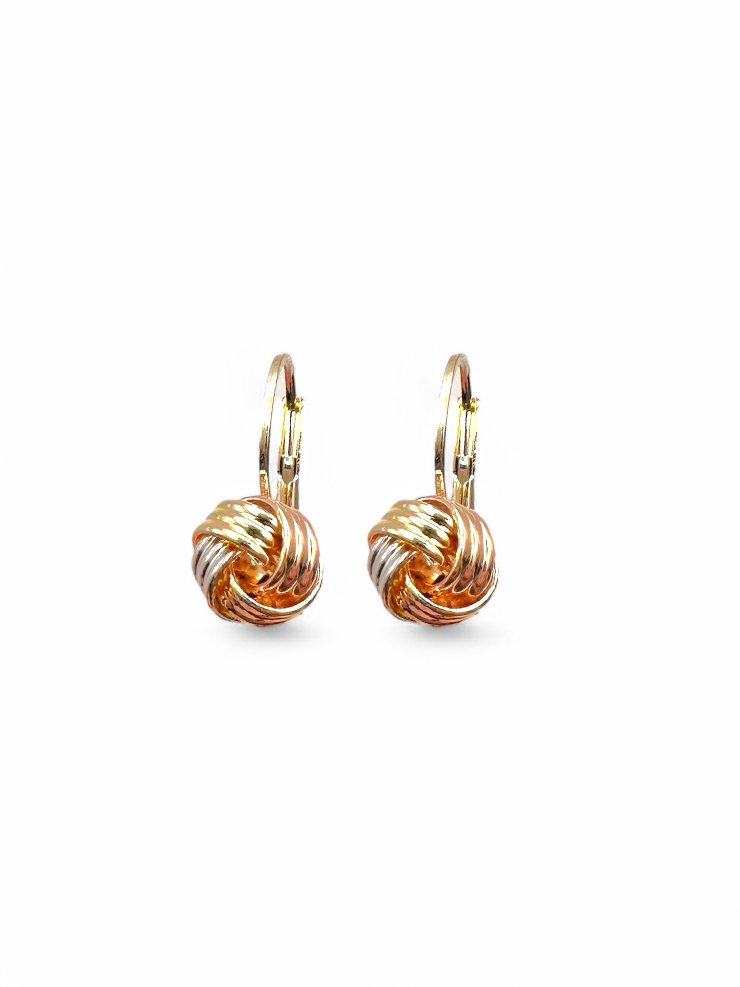 Zlatne naušnice Twist Charm