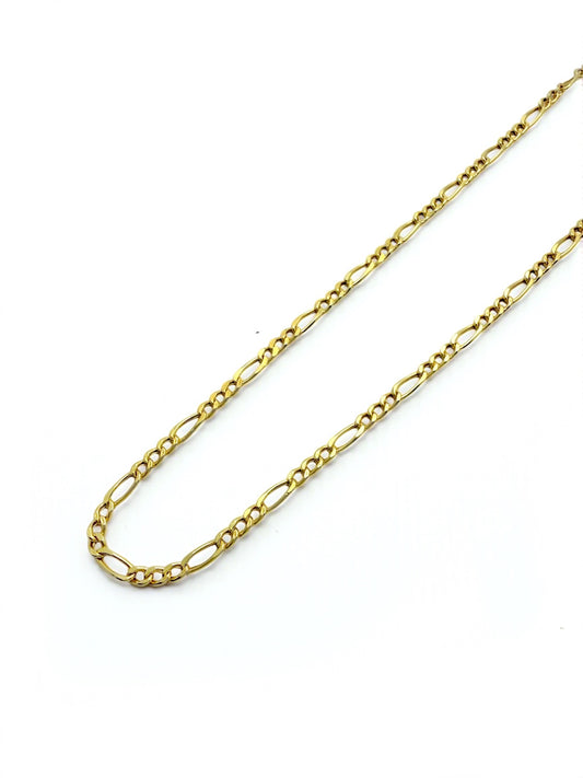 Zlatni lanac Figaro Glow 55cm-Zlatarna Vitić