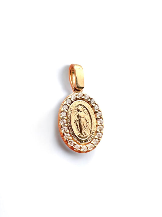 Zlatni privjesak Čudotvorna Medaljica Shine-Zlatarna Vitić