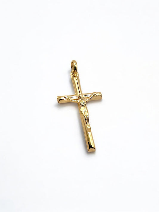 Zlatni privjesak Križ Light Cross